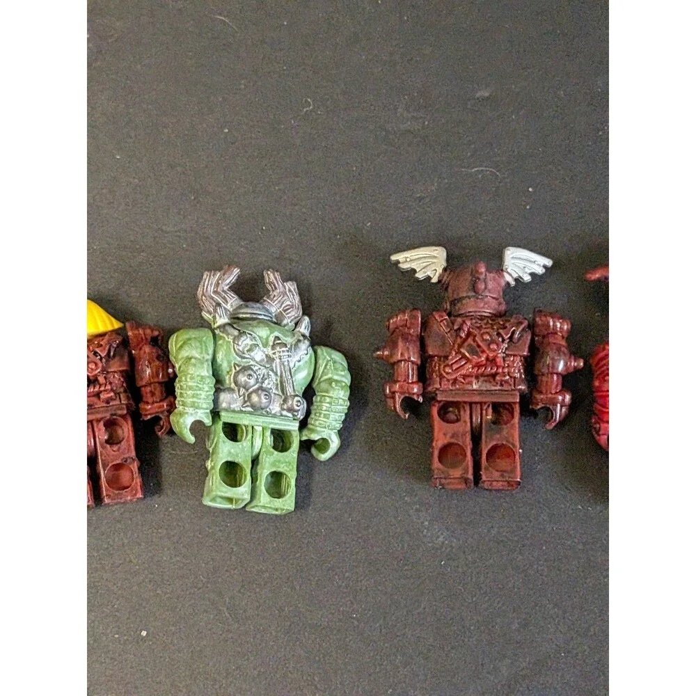 Mega Bloks Dragons Universe Krystal Wars Mini Figure Lot Of 6